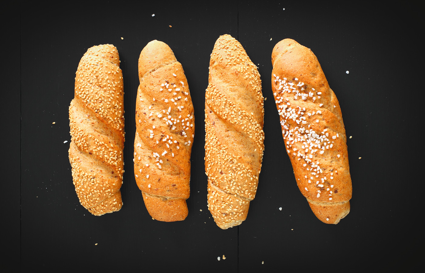 Kornspitz mit Salzbestreuung - Bäckerei Der Mann